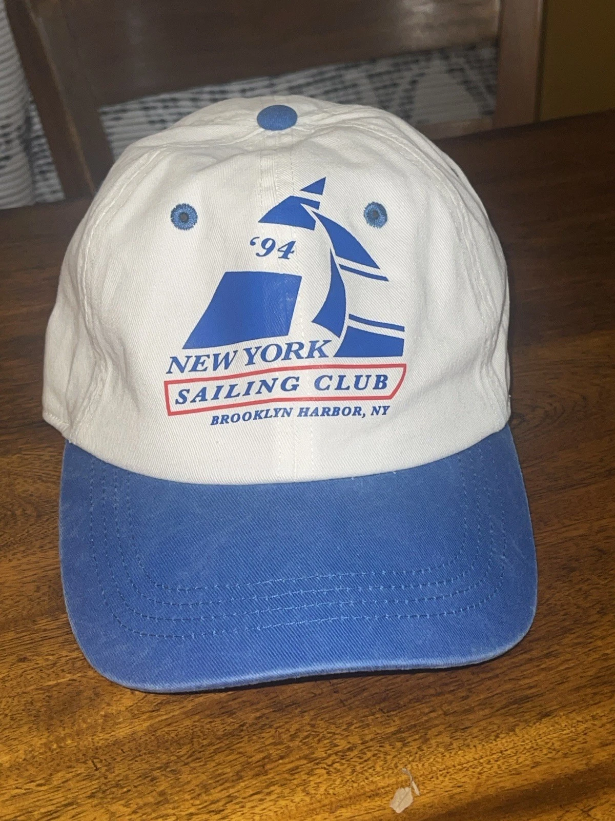 VTG 1994 New York Sailing Club Brooklyn Harbor Yacht Regatta Race Trucker Hat