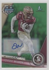 2023 Bowman U Chrome Prospect Green Refractor 71/99 Johnny Wilson #22 Auto 1xd