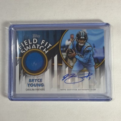 Topps 2026 Flagship Football Bryce Young Panthers Auto Relic /50
