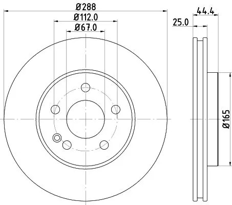 Hella Discofreno 8Dd 355 111-081 - Immagine 2