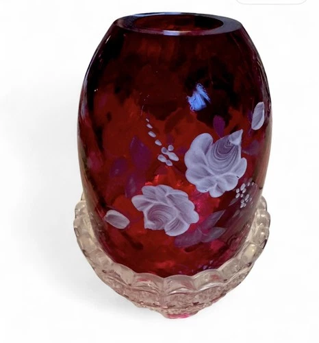 Fenton Ruby Red Fairy Lamp