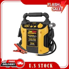 EverStart Maxx 1000 Peak Amp Jump Starter with 120 PSI Compressor