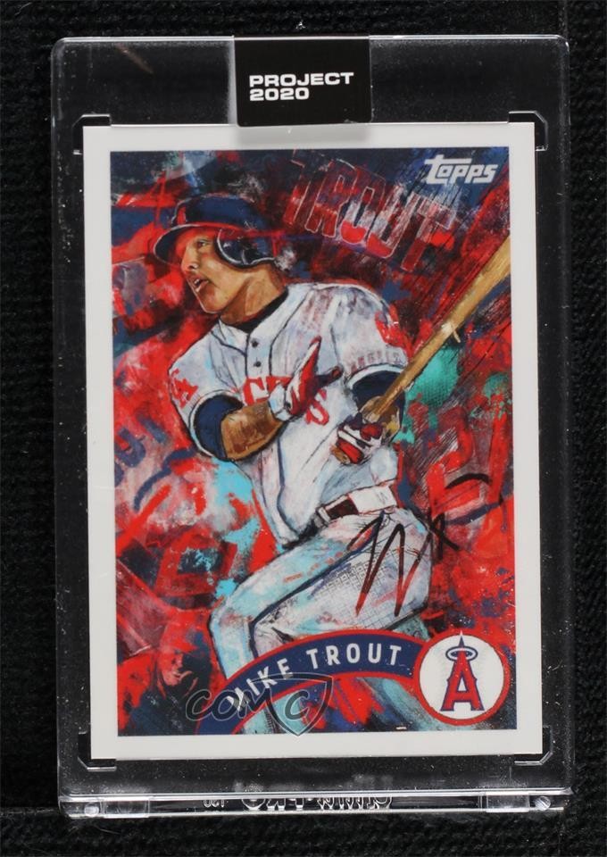 2020 Topps Project 2020 2011 Topps Update /13200 Mike Trout Andrew Thiele #35