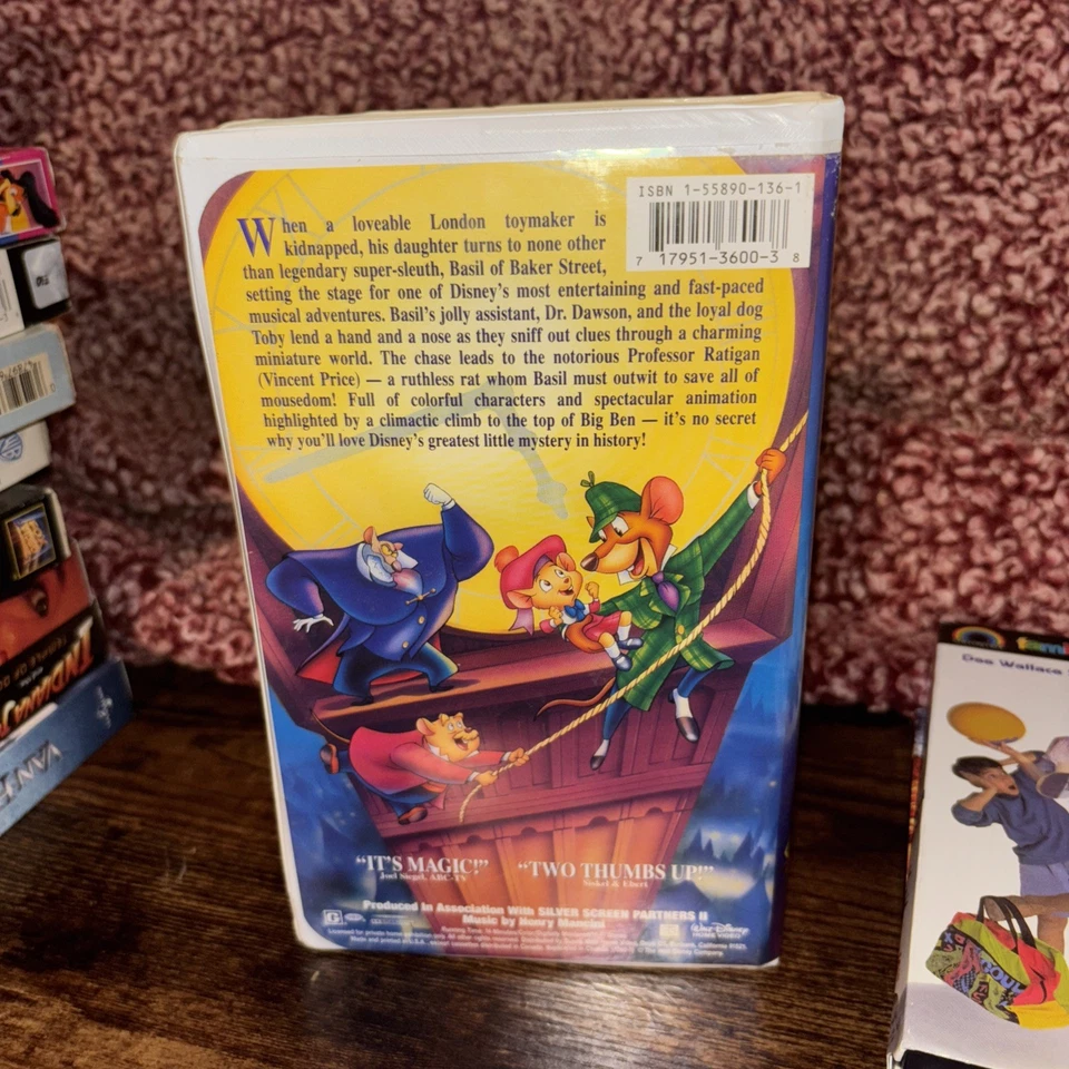 The Adventures of the Great Mouse Detective Diamond Edition (VHS, 1992) - Image 3 of 4