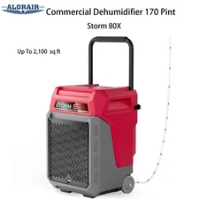 ALORAIR Storm 80X 170 PPD Commercial Dehumidifier for Basement 2,100sq with Pump