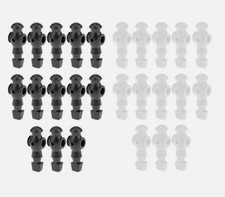 26x Dynamo Foosball Players White/Black New Old Stock