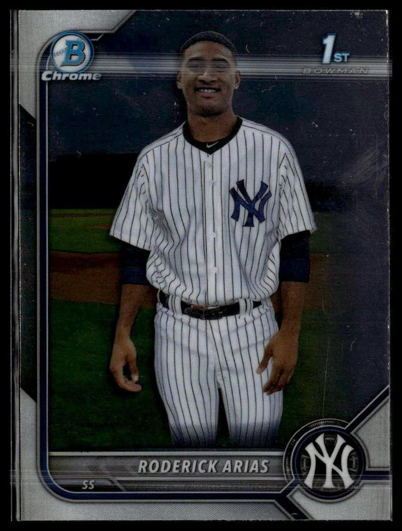 2022 Bowman Chrome #BCP-153 Roderick Arias Prospects 1st Bowman