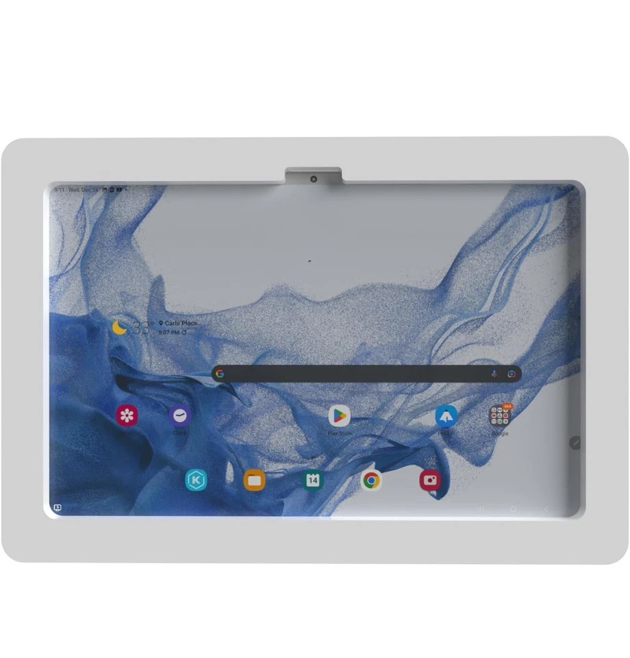 TABcare Security AntiTheft Acrylic Enclosure for Samsung Tab A9+ 11” WHITE Mount - Image 3 of 3