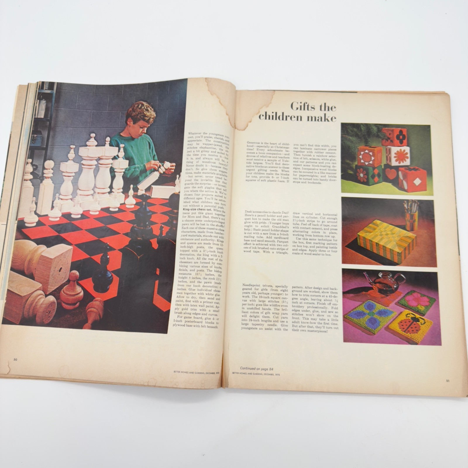 Vtg Lot Better Homes & Gardens December 1960-70 Christmas Ephemera Advertising