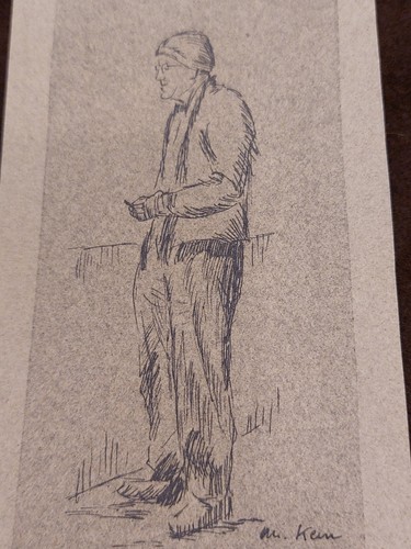 Ink André Simon Artist Lorraine 1945 Mr Kern - Picture 2 of 3