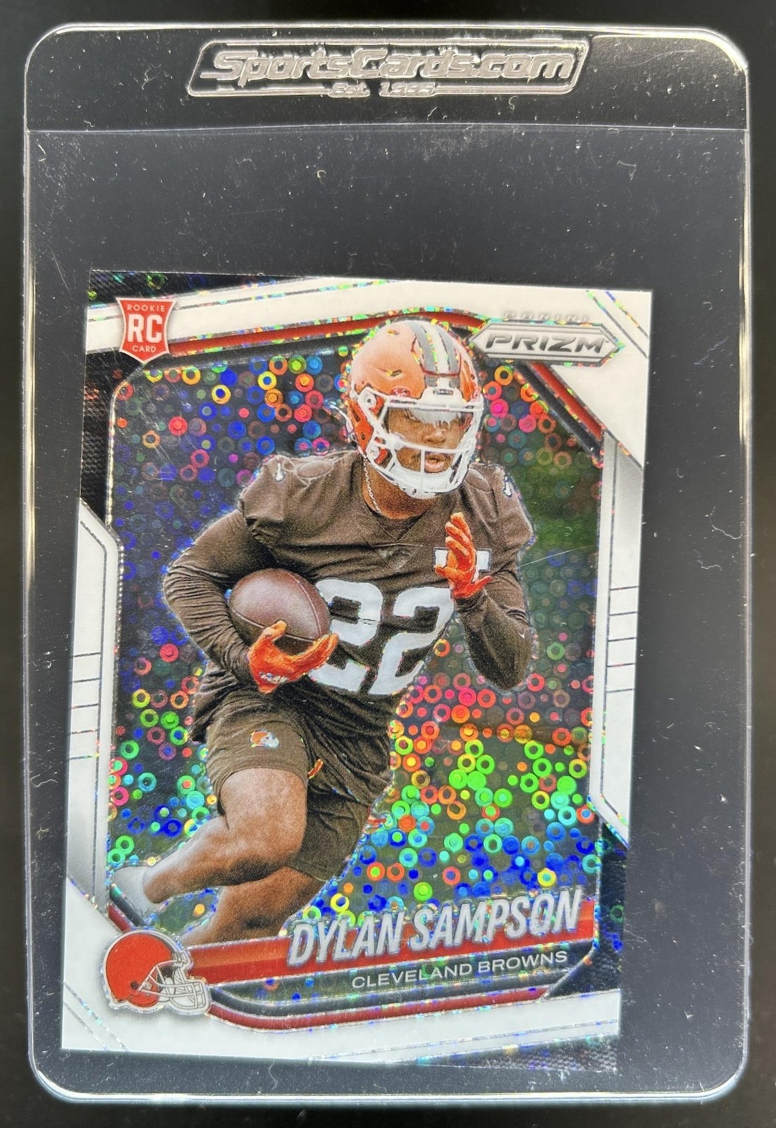 2025 Panini Prizm Dylan Sampson RC White Disco Rookie #365 Browns