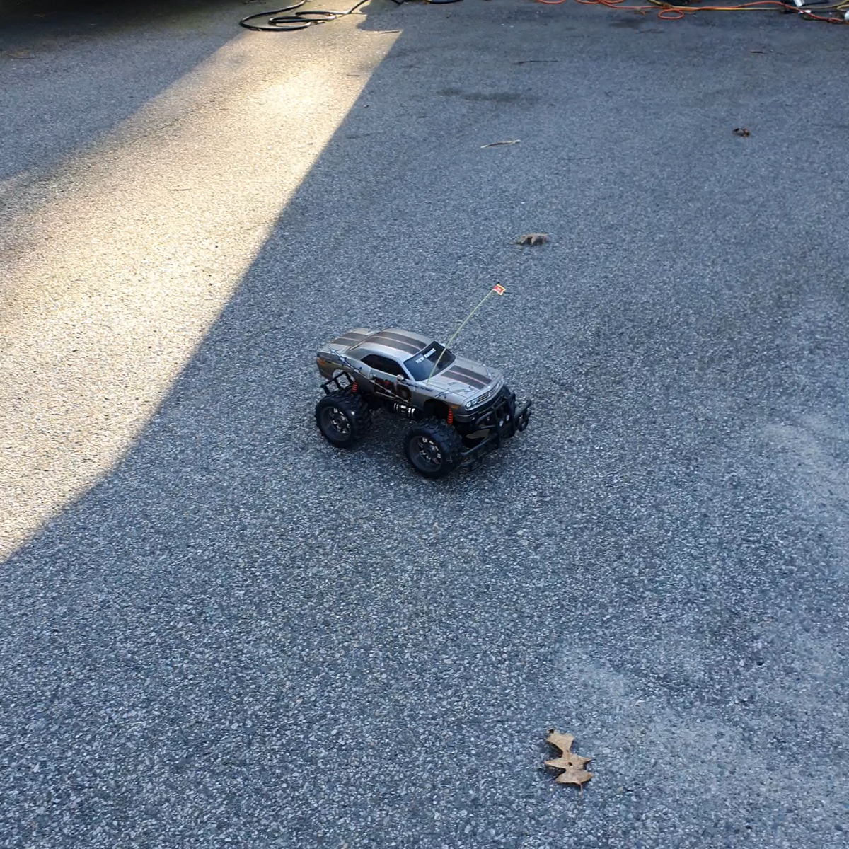 2011 New Bright Rc Car Dodge Challenger Bad Street Monster Truck
