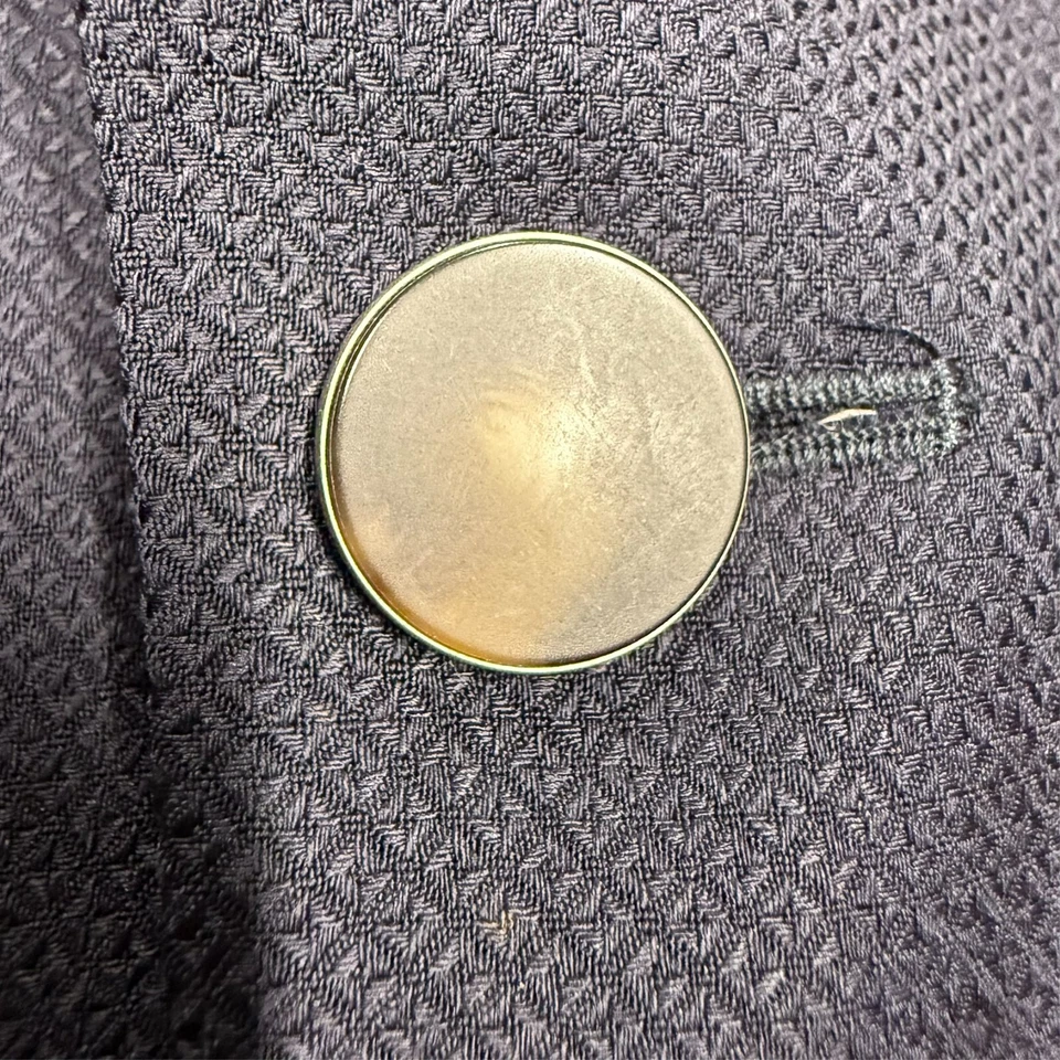 $1000 Jack Victor Blazer Tela Texturizada Abrigo Deportivo Lana Cashmere Coast SPJ 38L Foto 4 de 4