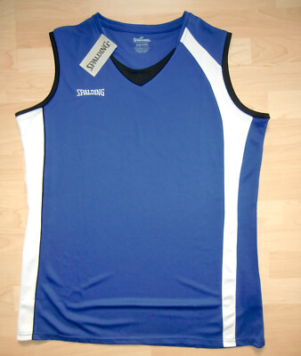 Spalding 4her Damen Basketball Top Blau XXXL NEU