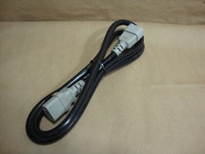 HEAVY DUTY Black/Grey POWER EXTENSION CORD C14 C13 Power Cables 500-0031-0001