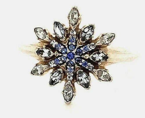 Pandora crystalized hotsell snowflake ring