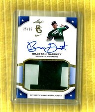 2015 PERFECT GAME #JA-BGI BRAXTON GARRETT AUTOGRAPH 25/25 ROOKIE RC MARLINS N201