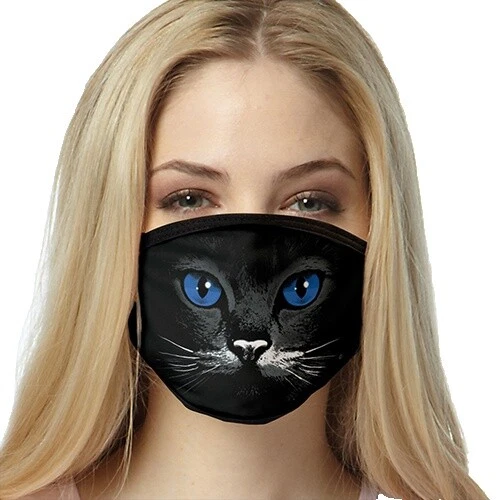 Cotton Blend Black Costume Masks & Eye Masks