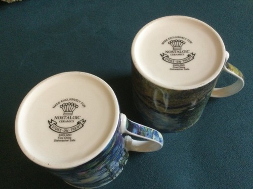2 Nostalgic Ceramics Monet paintings porcelain mugs, Stoke on Trent - Picture 6 of 6