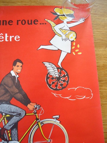 ** POSTER AFFICHE ORIGINALE PEUGEOT CYCLO CYCLE VELO PUB COURONNE bicyclette - Photo 5/6