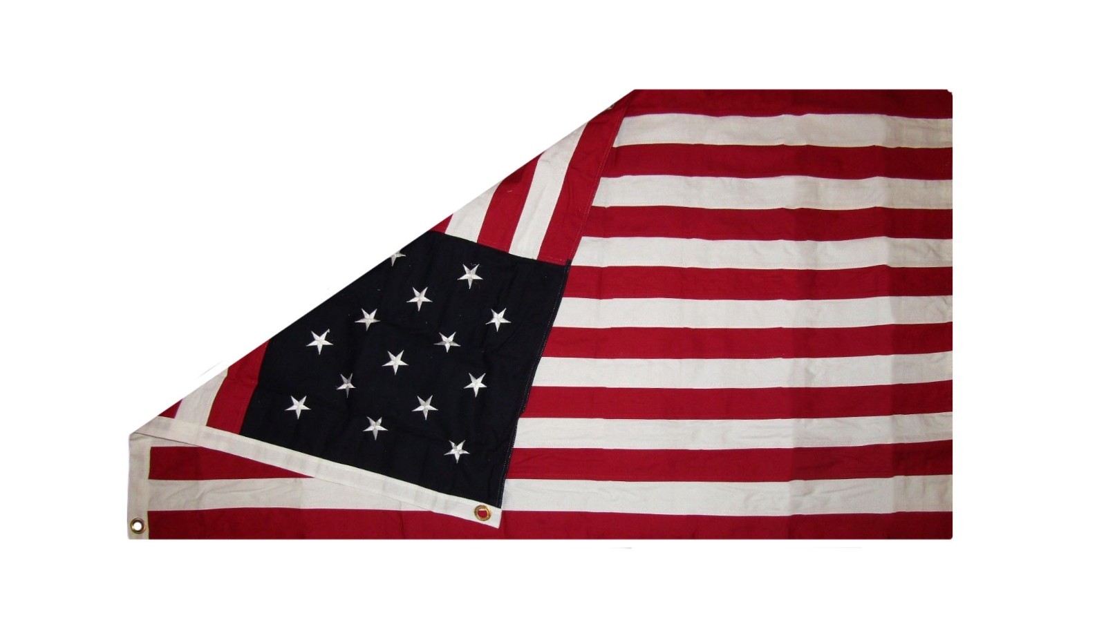 3x5 COTTON War Of 1812 15 Star American Flag Fort McHenry Star 3x5-cotton-war-of-1812-15-star-american-flag-fort-mchenry-star