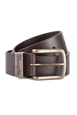 Wrangler Herren Gürtel Mit Metall-Schlaufe 3 Farben 80 Bis 115