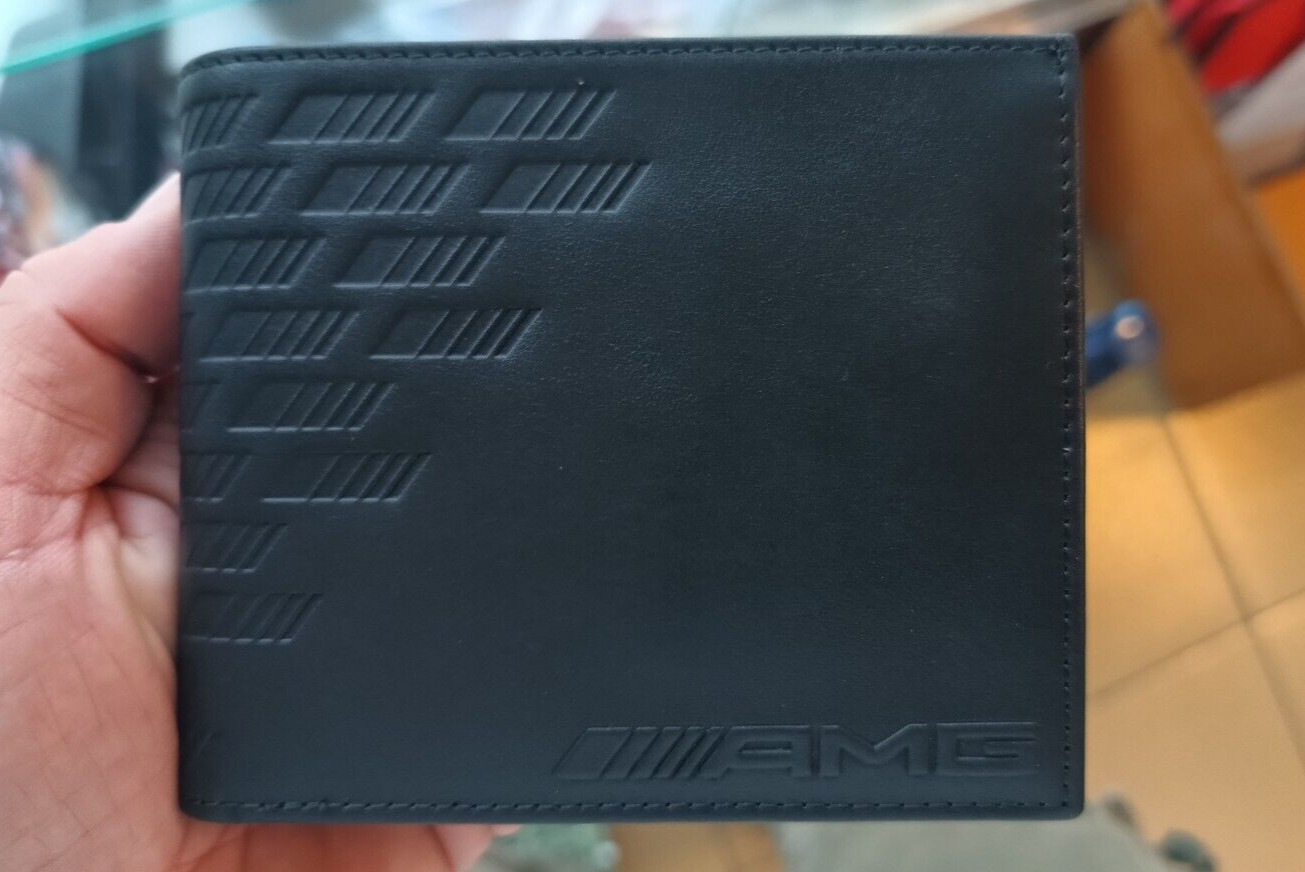 Mercedes-Benz AMG Collection Wallets Leather Black Coin Pocket OEM B66959656