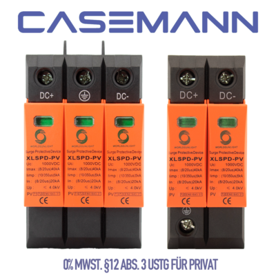 DC Überspannungsschutz Solar 1000V T2 3P [19271] - Matrix Handels GmbH - WebShop