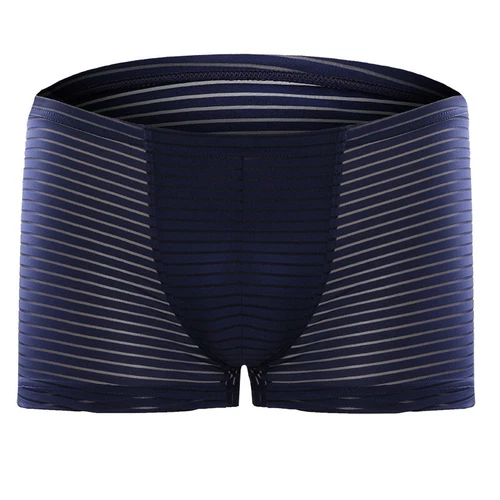Herren Eis Seide Höschen Netz Unterwäsche nahtlos Boxershorts atmungsaktiv ultradünn - Bild 12 von 18