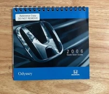 OEM HONDA 2006 ODYSSEY QUICK START GUIDE MANUAL