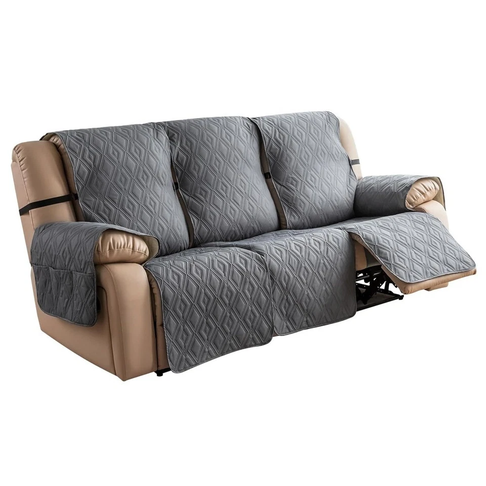 Waterproof Couch Cover for Reclining Couch 3 Seat Recliner Sofa Covers - Image 2 of 4
