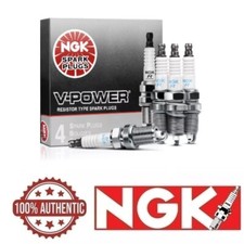 Set Of 4 Genuine Ngk 2756 V-power Spark Plugs Bkr6e11 For Toyota Lexus Acura