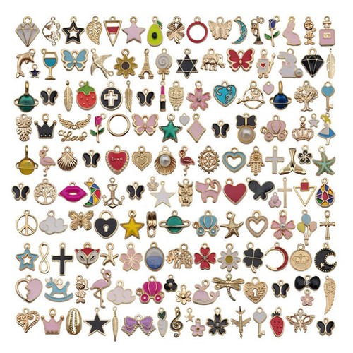 HEANUJJ 20 Pieces Alloy Enamel Animal Keychain Charms In - Foto 12