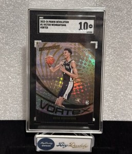 2023-24 Panini Revolution VICTOR WEMBANYAMA RC Vortex #1 Rookie SGC 10 GEM MINT