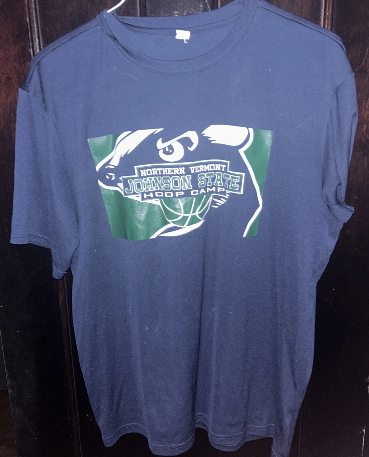Northern Vermont Johnson State Hoop Camp Large T Shirt
