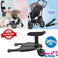 Board Stroller Buggy Wheeled Pushchair Step Board Kids Safety Universal Seat