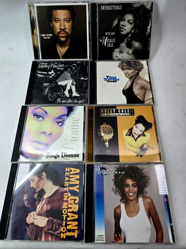 8 CD Music Collection: Hits Across Genres – From Whitney, Lionel, Tina & More...