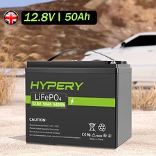 50Ah 12.8V Lithium LiFePO4 Battery BMS Solarbattery Deep Cycle 5000+ For RV Boat