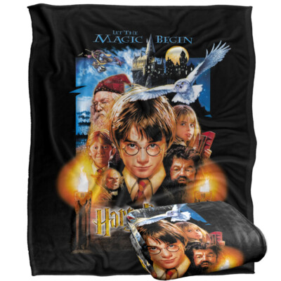 Harry Potter Movie Poster Silky Touch Super Soft Throw Blanket | eBay