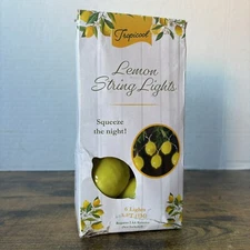 Tropicool Lemon String Lights - 3 Feet Long - 6 Lights 