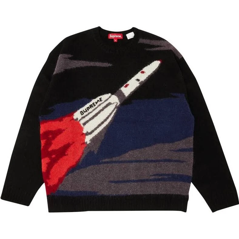Supreme 22aw Rocket Sweater Black-