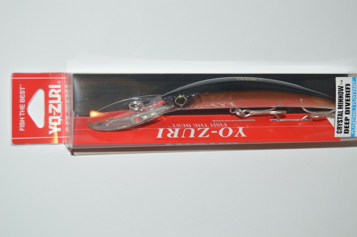 APPÂT FLOTTANT YO Zuri Crystal Minnow DD 110 mm R1135-HPK (1138) EUR 17