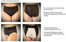3pk Womens Girls Period Panties Leak-Proof Cotton Briefs Menstrual Underwear