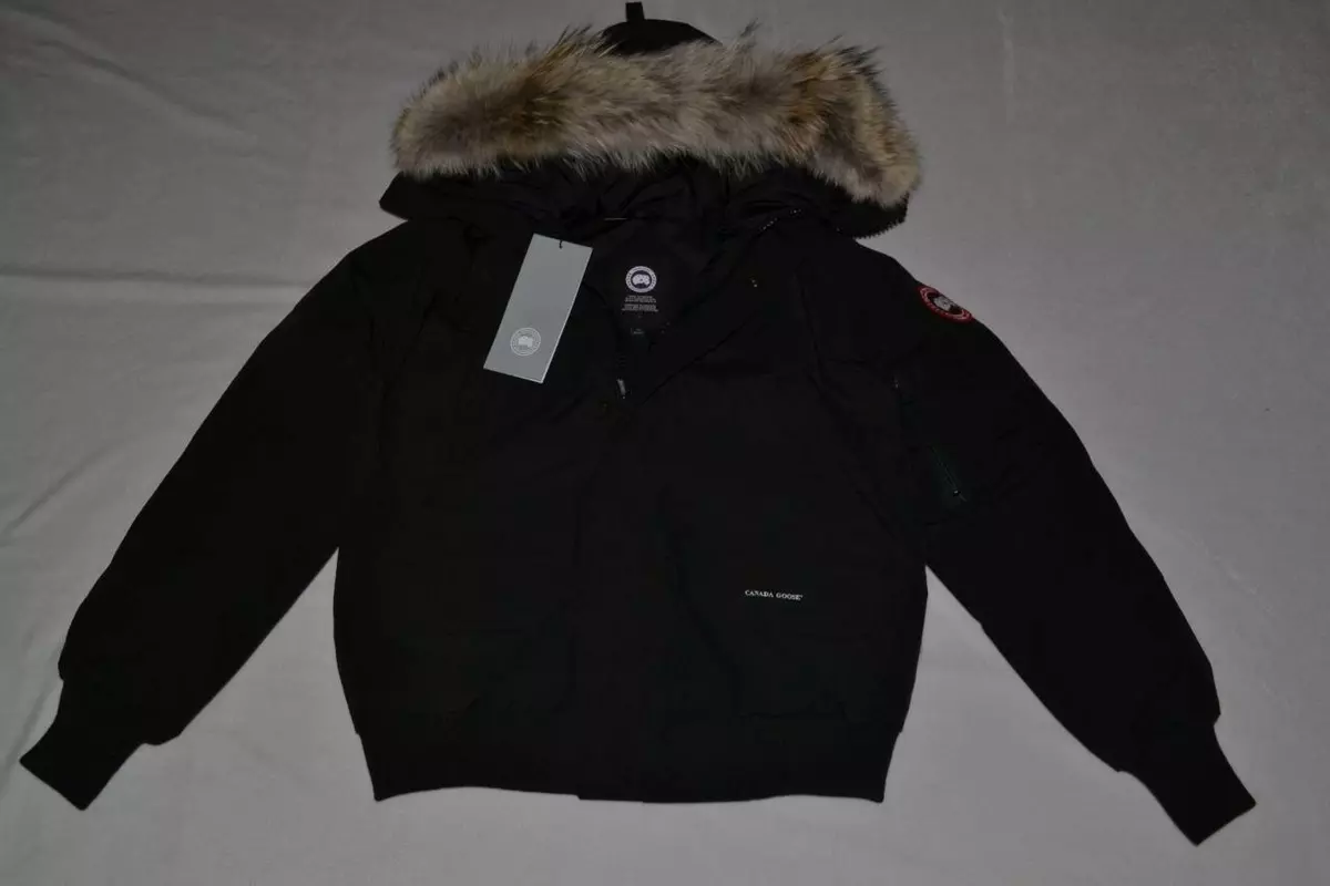 AUTHENTIC CANADA GOOSE MEN'S CHILLIWACK BOMBER JACKET BLACK ALL