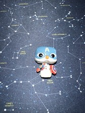 Image of Captain America Glitter Snowman Mini Funko Pop From 2022 Advent Calendar