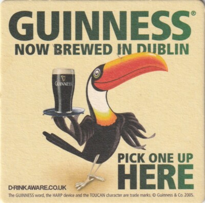 BIERMATTE - GUINNESS (DUBLIN) - HOLEN SIE HIER EINE AB - (Kat 1411) - (2005)
