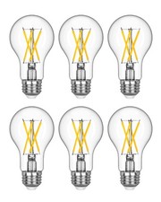 EDISHINE 6 Pack Vintage LED Edison Bulbs, A19...