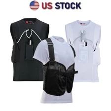 LVAD Men Tank Top Shirt for Heartmate 3 lvad Clothing with LVAD Mesh Vest Pack