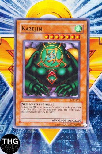 Kazejin MRD-026 Super Rare Yugioh Card 1 - Picture 1 of 2