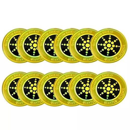 12PCS Radiation Protection Sticker Smartphone Tablet Laptop 5G Wi-Fi EF RF EMF - 第 1/1 張圖片